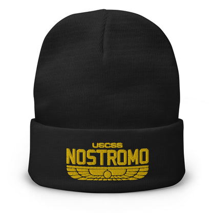 Alien Nostromo Embroidered Beanie