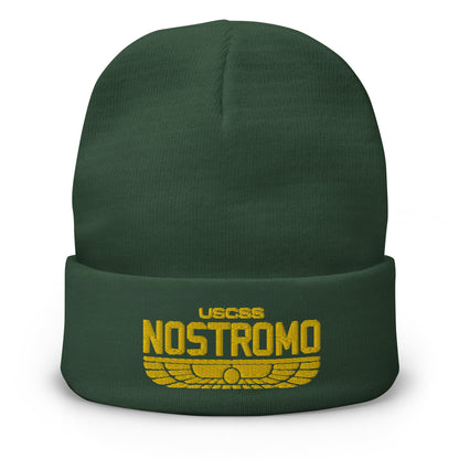 Alien Nostromo Embroidered Beanie