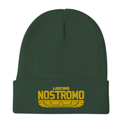 Alien Nostromo Embroidered Beanie