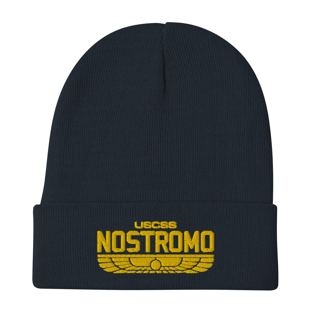 Alien Nostromo Embroidered Beanie