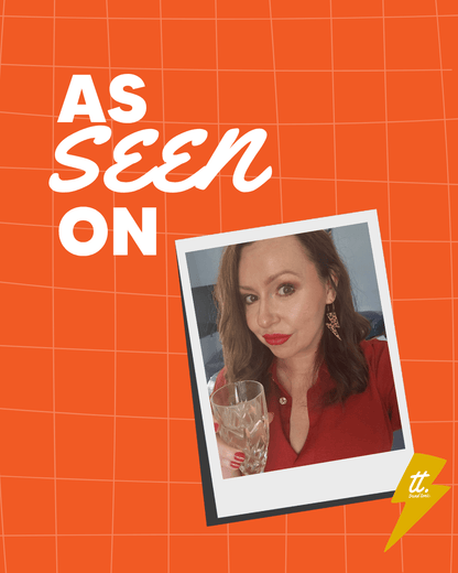 Leopard print lightning bolt earrings