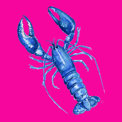 Oven Gloves - Super Duper Pink Lobster