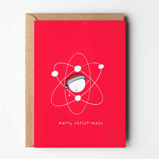 Merry Christ-Mass – Funny Science Christmas Card
