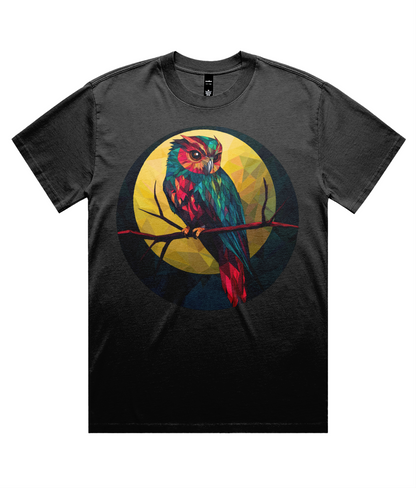 Geo Owl (Heavy Faded Tee)