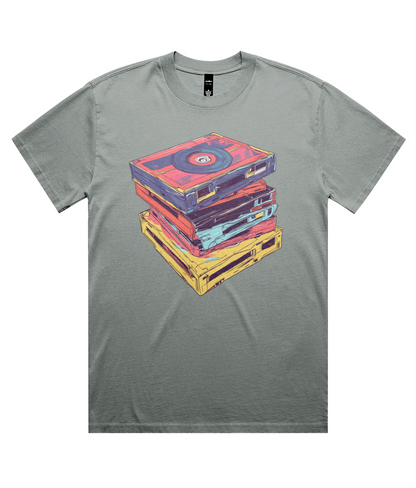 Tape Stack (Heavy Faded Tee)