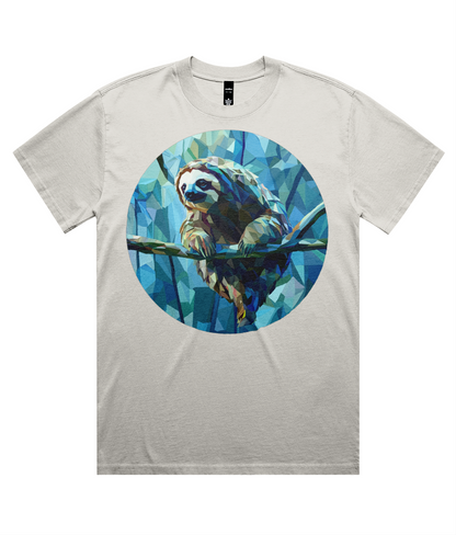 Geo Sloth (Heavy Faded Tee)