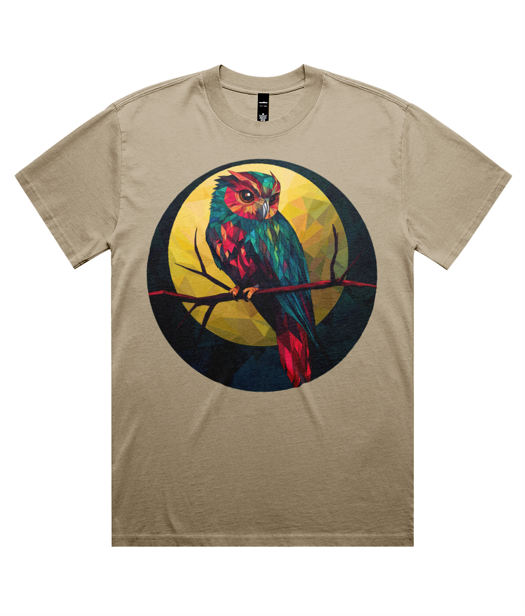 Geo Owl (Heavy Faded Tee)
