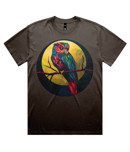 Geo Owl (Heavy Faded Tee)
