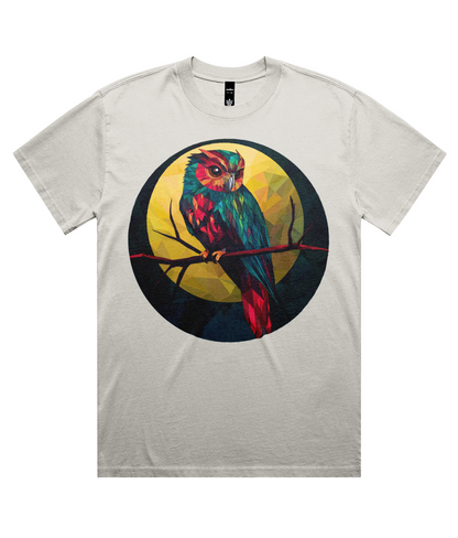 Geo Owl (Heavy Faded Tee)
