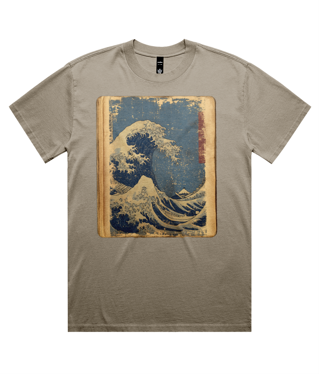 Hokusai Wave (Heavy Faded Tee)