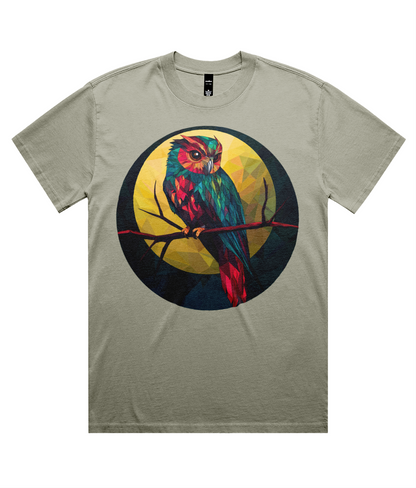 Geo Owl (Heavy Faded Tee)
