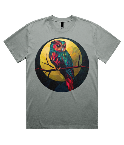 Geo Owl (Heavy Faded Tee)