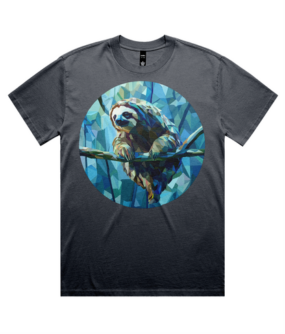 Geo Sloth (Heavy Faded Tee)