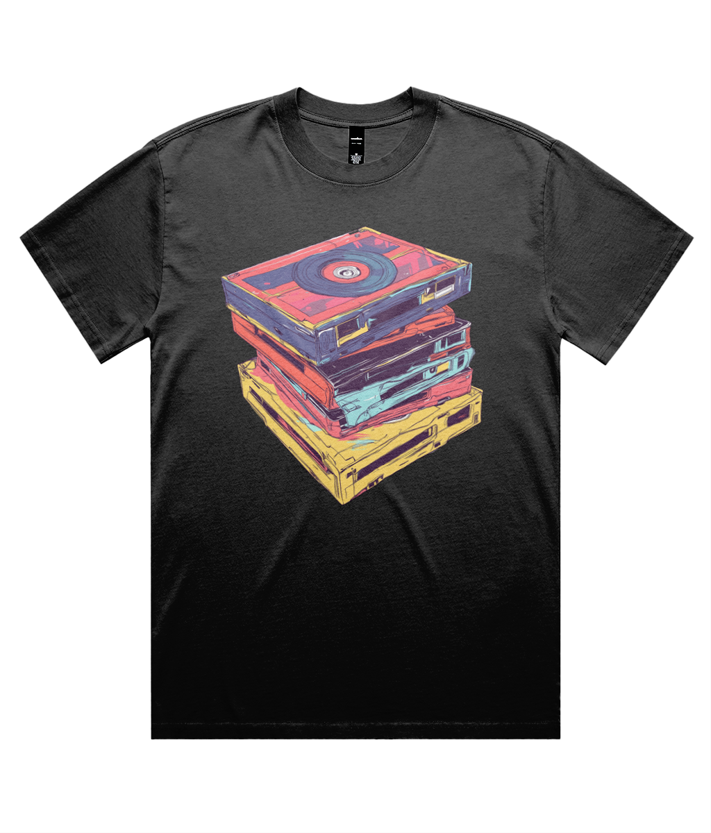 Tape Stack (Heavy Faded Tee)