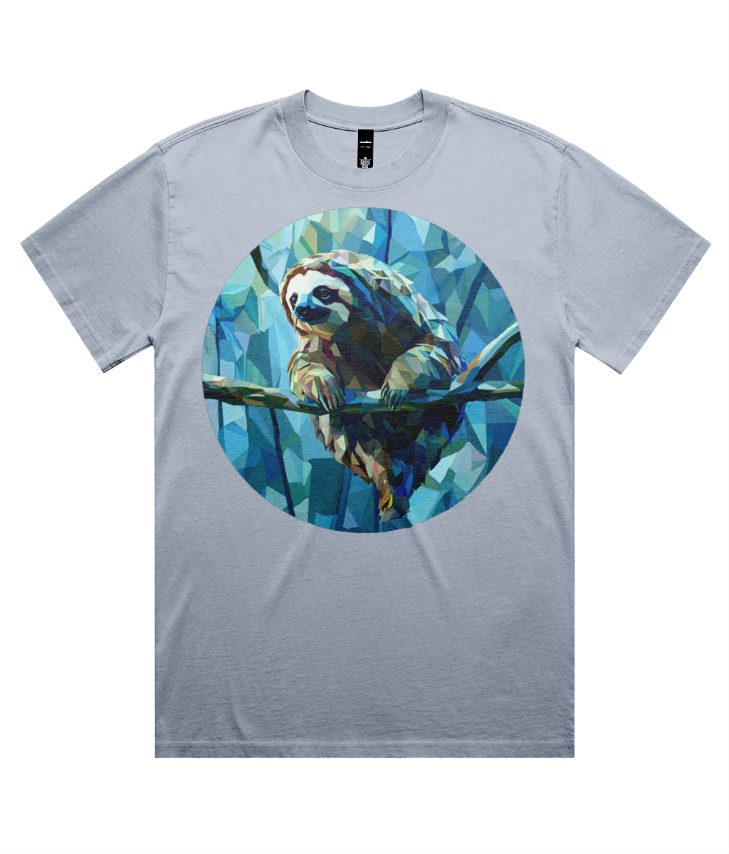 Geo Sloth (Heavy Faded Tee)