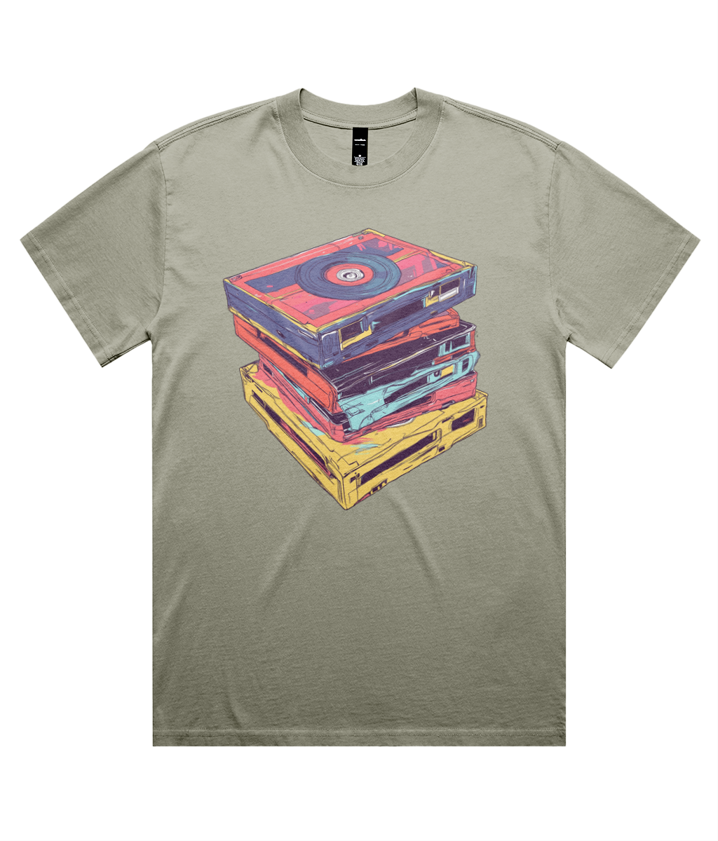 Tape Stack (Heavy Faded Tee)