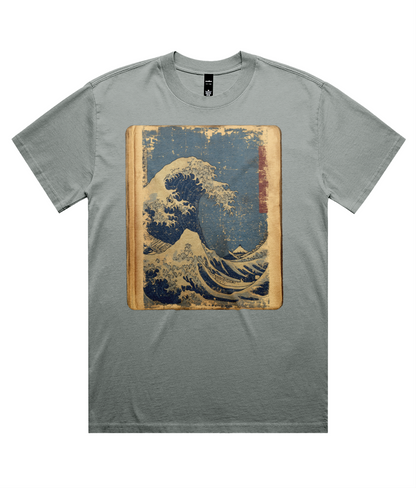 Hokusai Wave (Heavy Faded Tee)