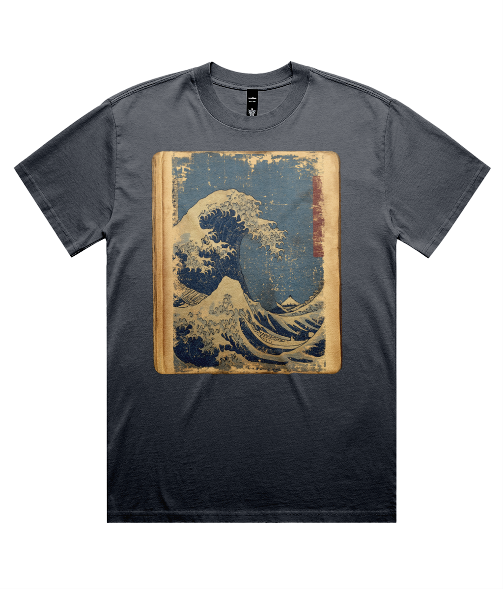 Hokusai Wave (Heavy Faded Tee)
