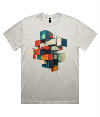 3D Graff Blocks (Heavy Faded Tee)
