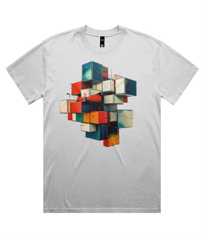 3D Graff Blocks (Heavy Faded Tee)