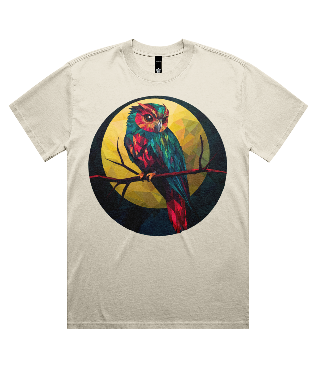 Geo Owl (Heavy Faded Tee)