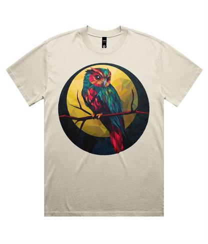 Geo Owl (Heavy Faded Tee)