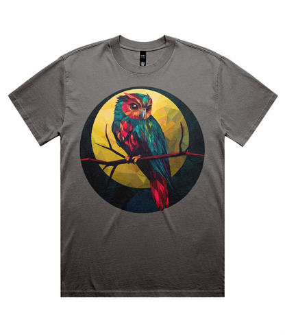 Geo Owl (Heavy Faded Tee)