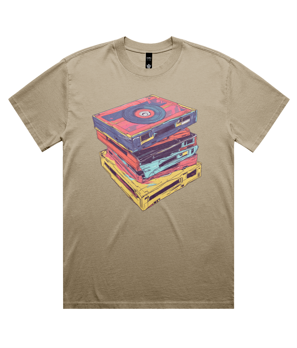 Tape Stack (Heavy Faded Tee)