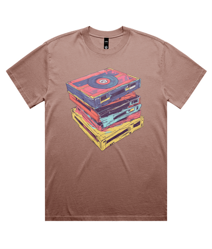 Tape Stack (Heavy Faded Tee)