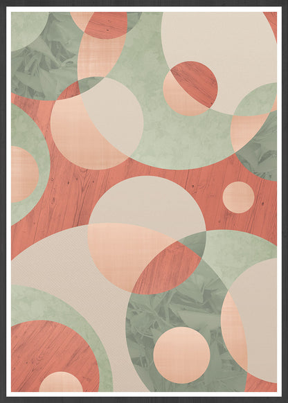 Muted Natural Circle Art Print