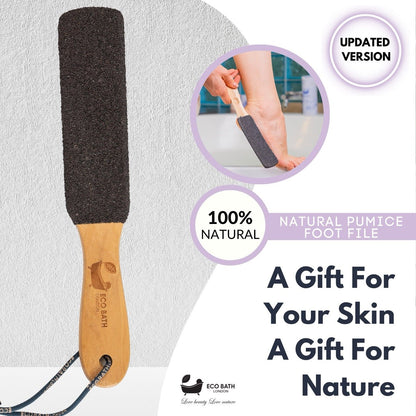 Natural Pumice Foot File - Black