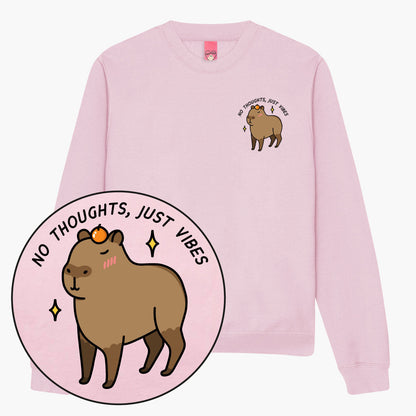 No Thoughts Just Vibes Sweatshirt (Unisex)