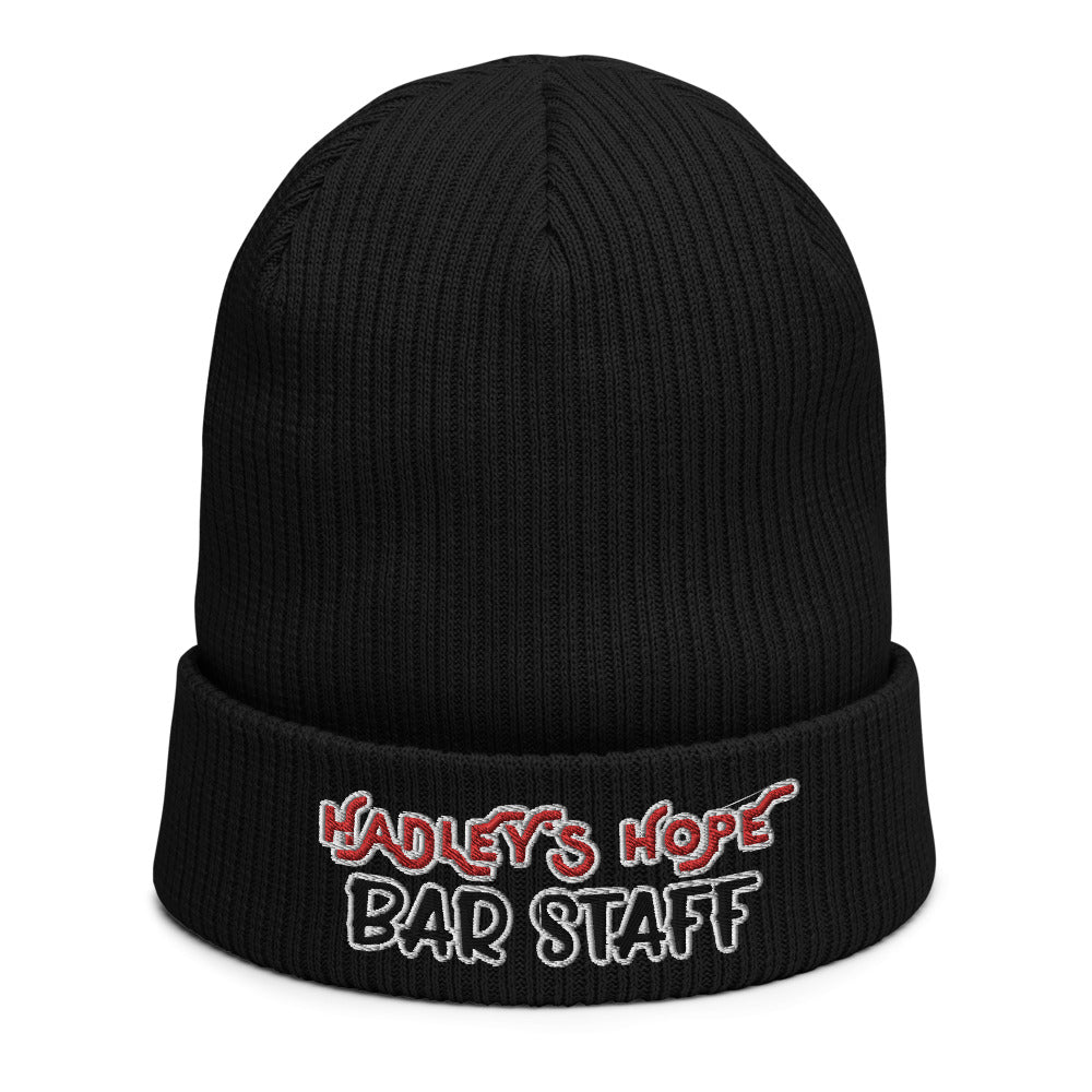 Organic Bar Staff Beanie,Hat, Headgear, wooly hat, Aliens Beanie, Beanie Aliens,