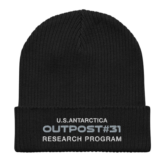 Outpost#31 Organic ribbed beanie
