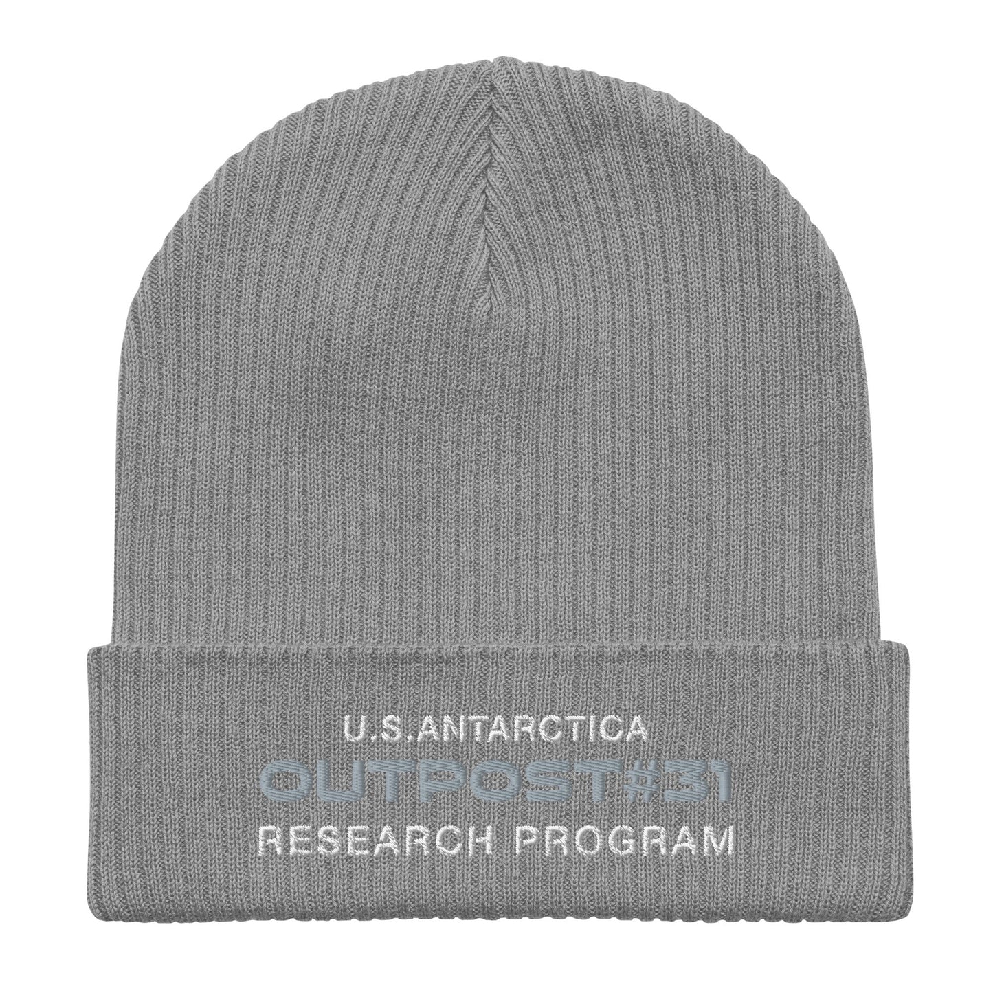 Outpost#31 Organic ribbed beanie