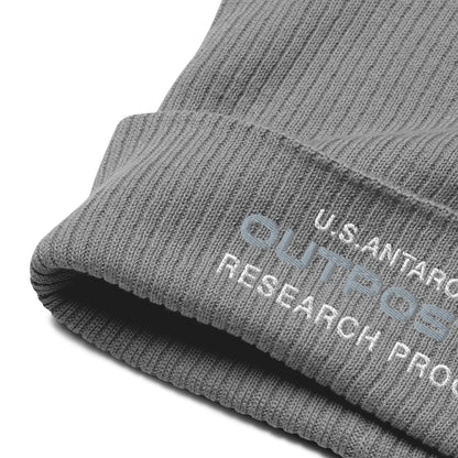 Outpost#31 Organic ribbed beanie