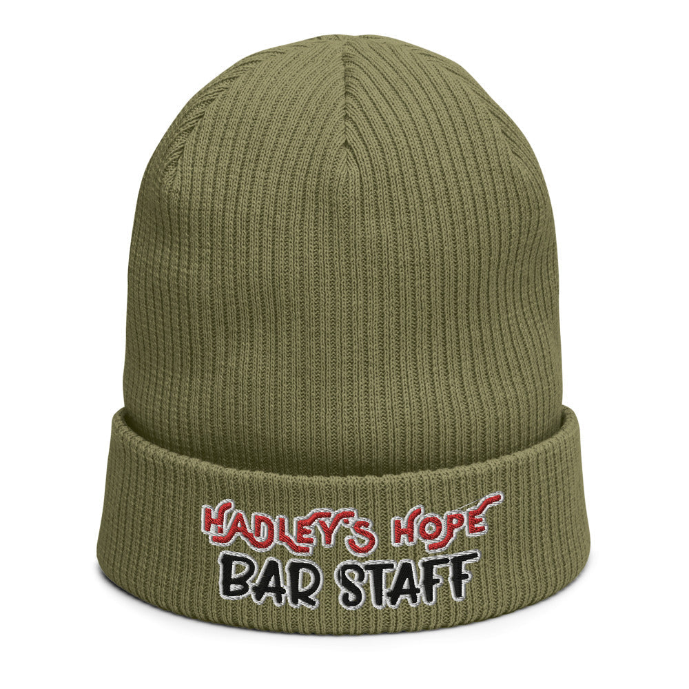 Organic Bar Staff Beanie,Hat, Headgear, wooly hat, Aliens Beanie, Beanie Aliens,