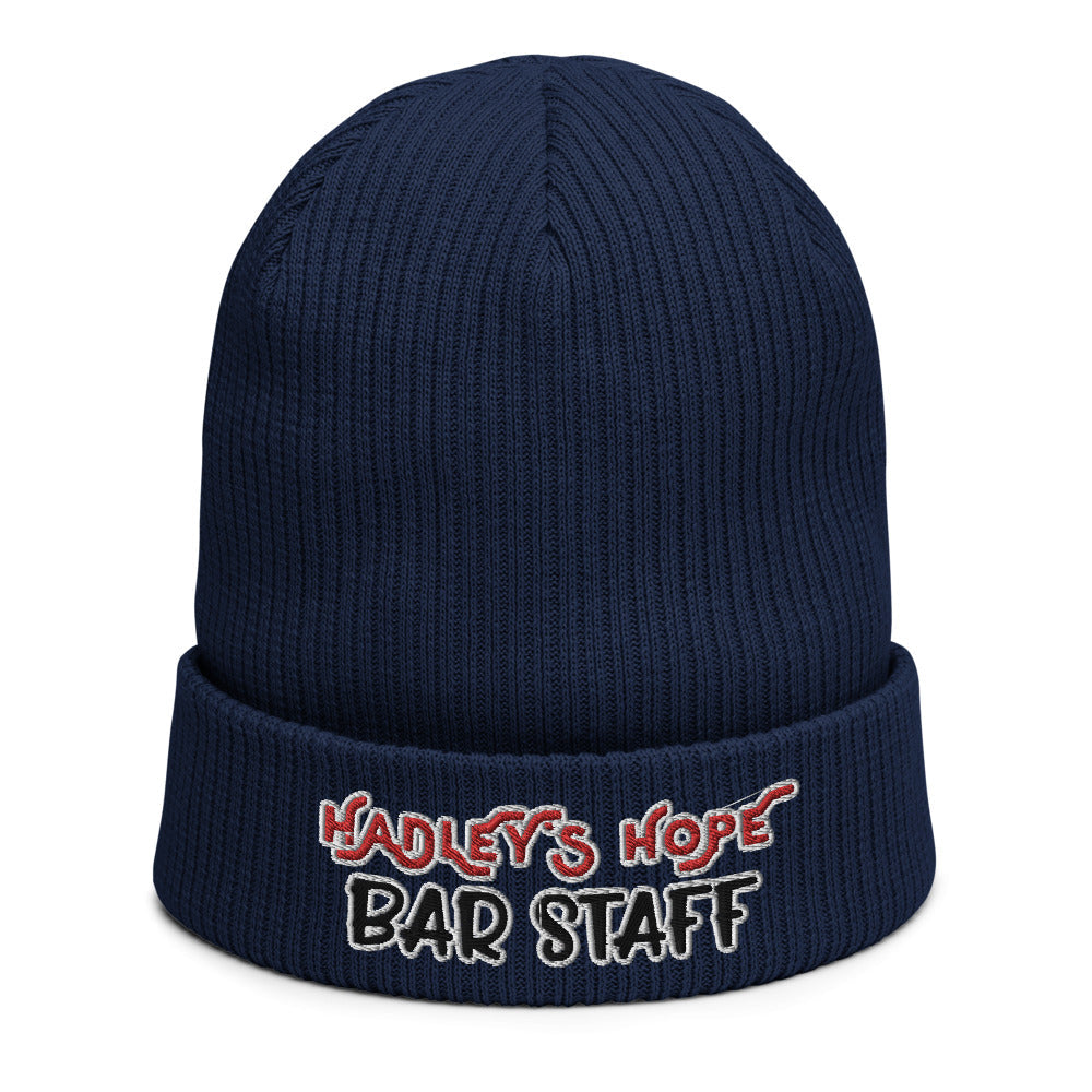 Organic Bar Staff Beanie,Hat, Headgear, wooly hat, Aliens Beanie, Beanie Aliens,