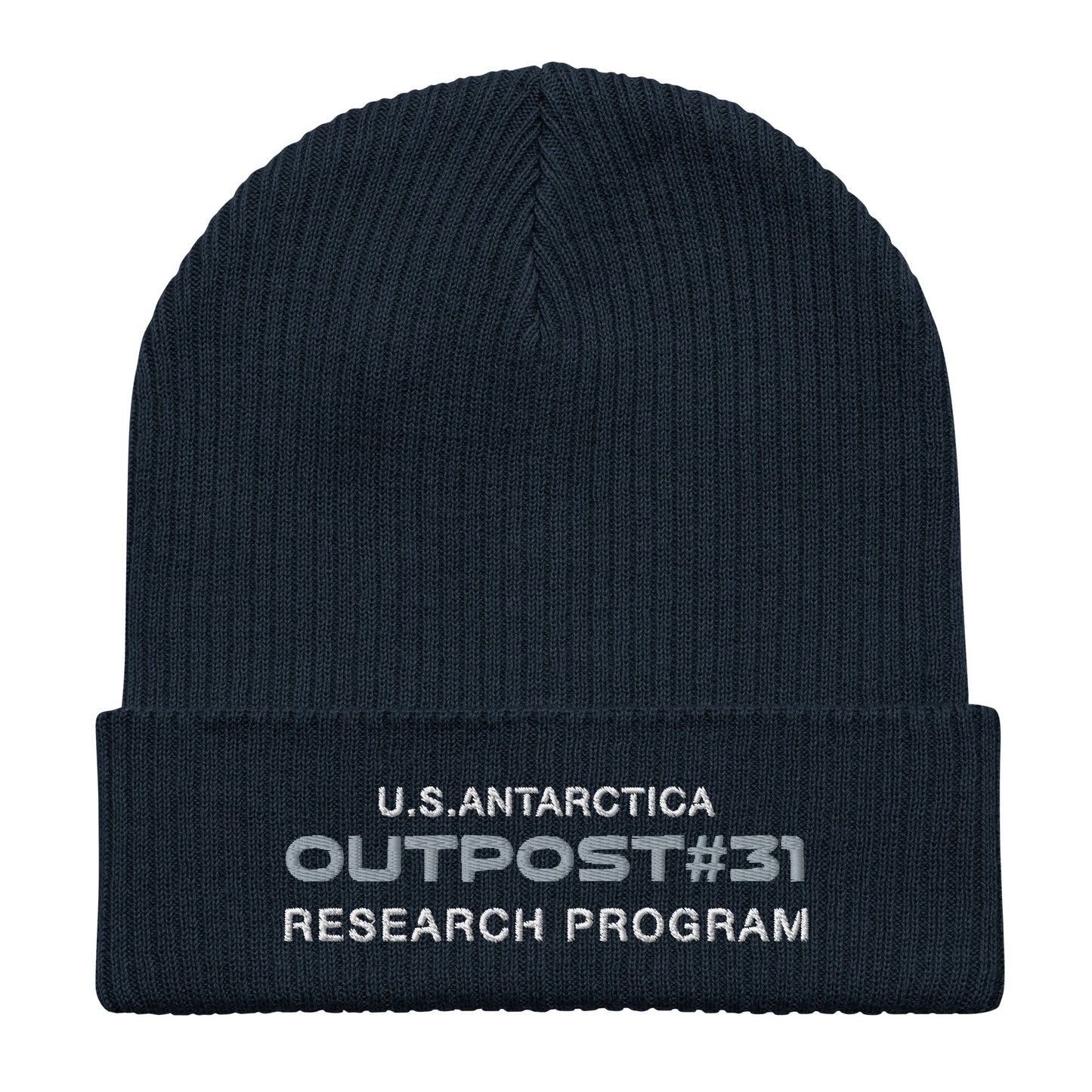 Outpost#31 Organic ribbed beanie