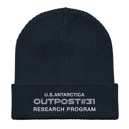 Outpost#31 Organic ribbed beanie