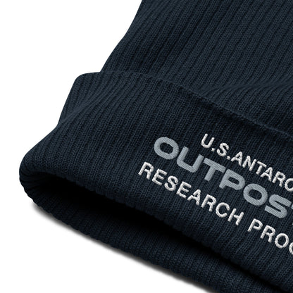 Outpost#31 Organic ribbed beanie