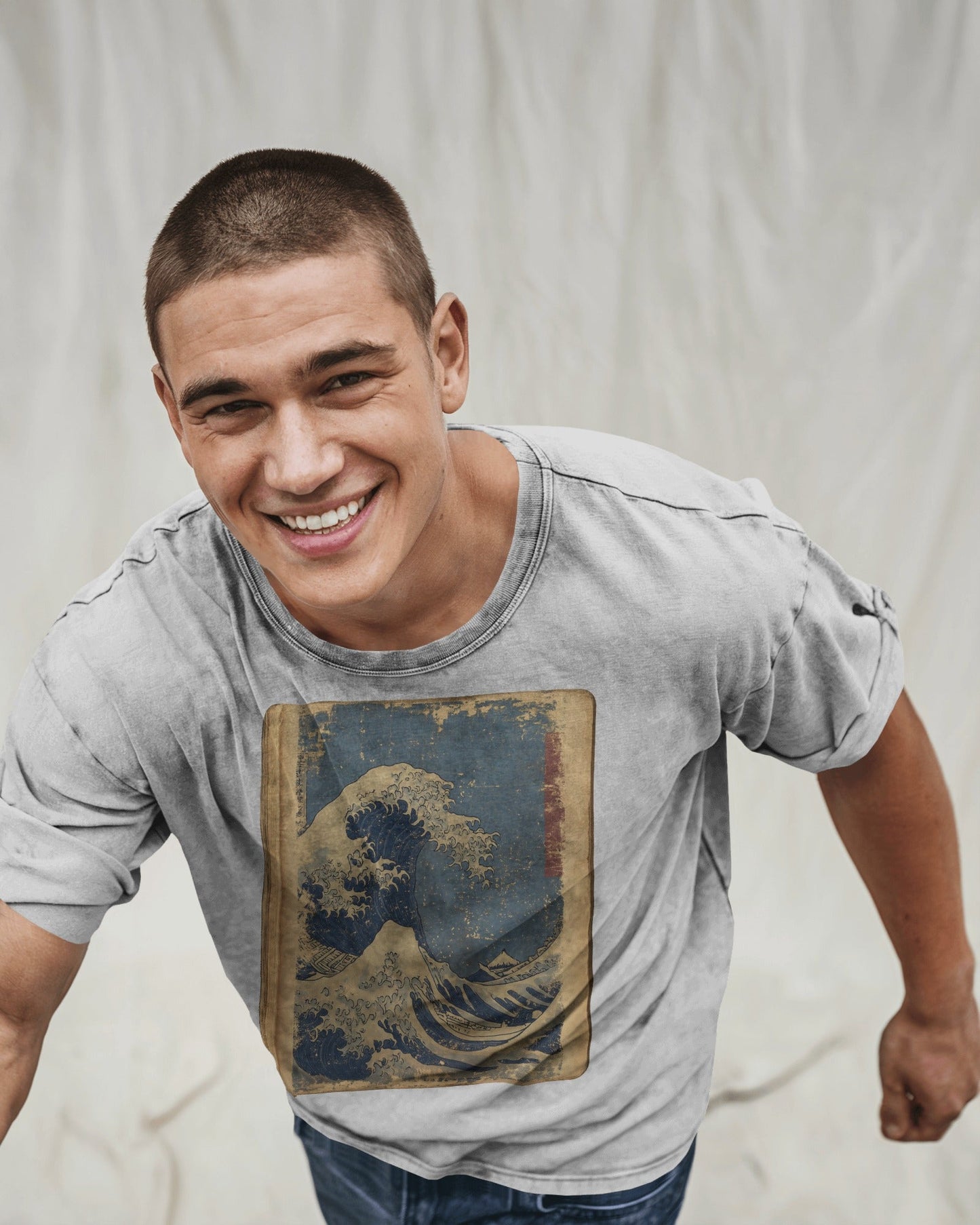 Hokusai Wave (Heavy Faded Tee)