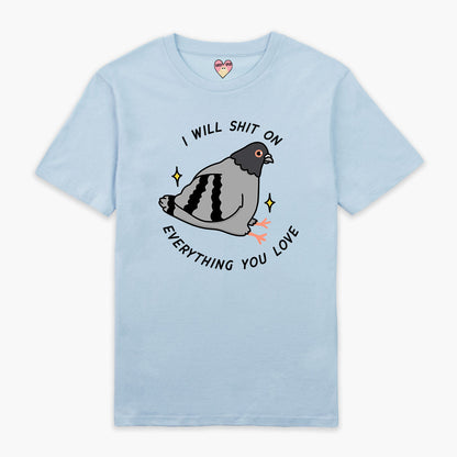 Pigeon Poo Full Print T-Shirt (Unisex)