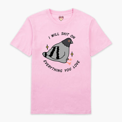 Pigeon Poo Full Print T-Shirt (Unisex)
