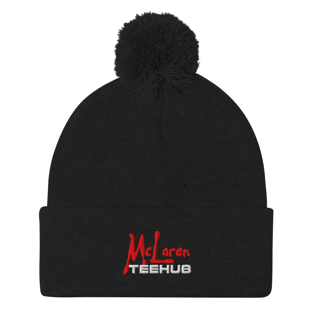 McLarenTeeHub Pom-Pom Beanie