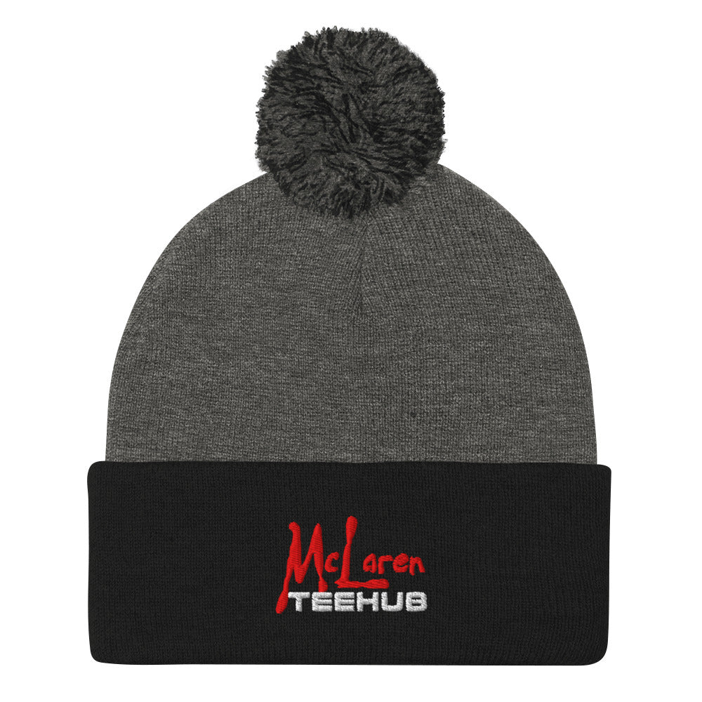McLarenTeeHub Pom-Pom Beanie