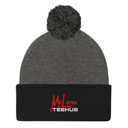McLarenTeeHub Pom-Pom Beanie