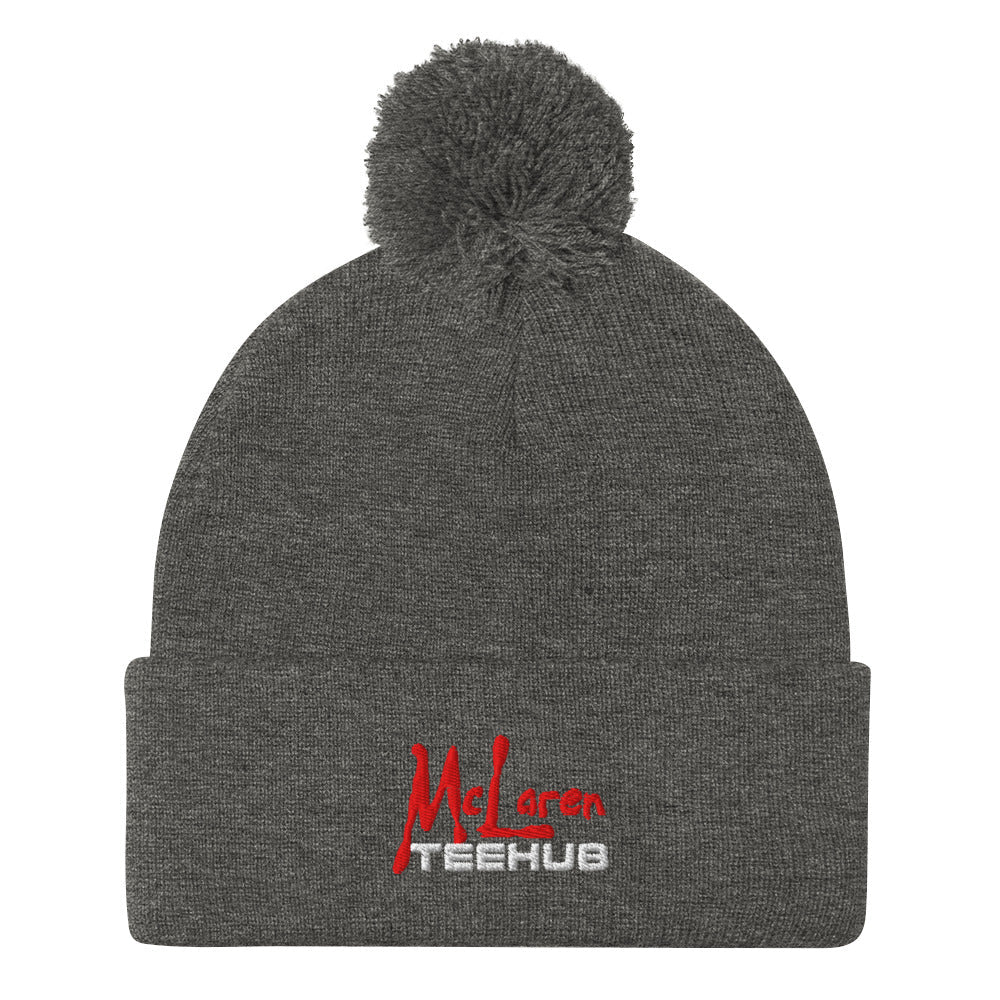 McLarenTeeHub Pom-Pom Beanie