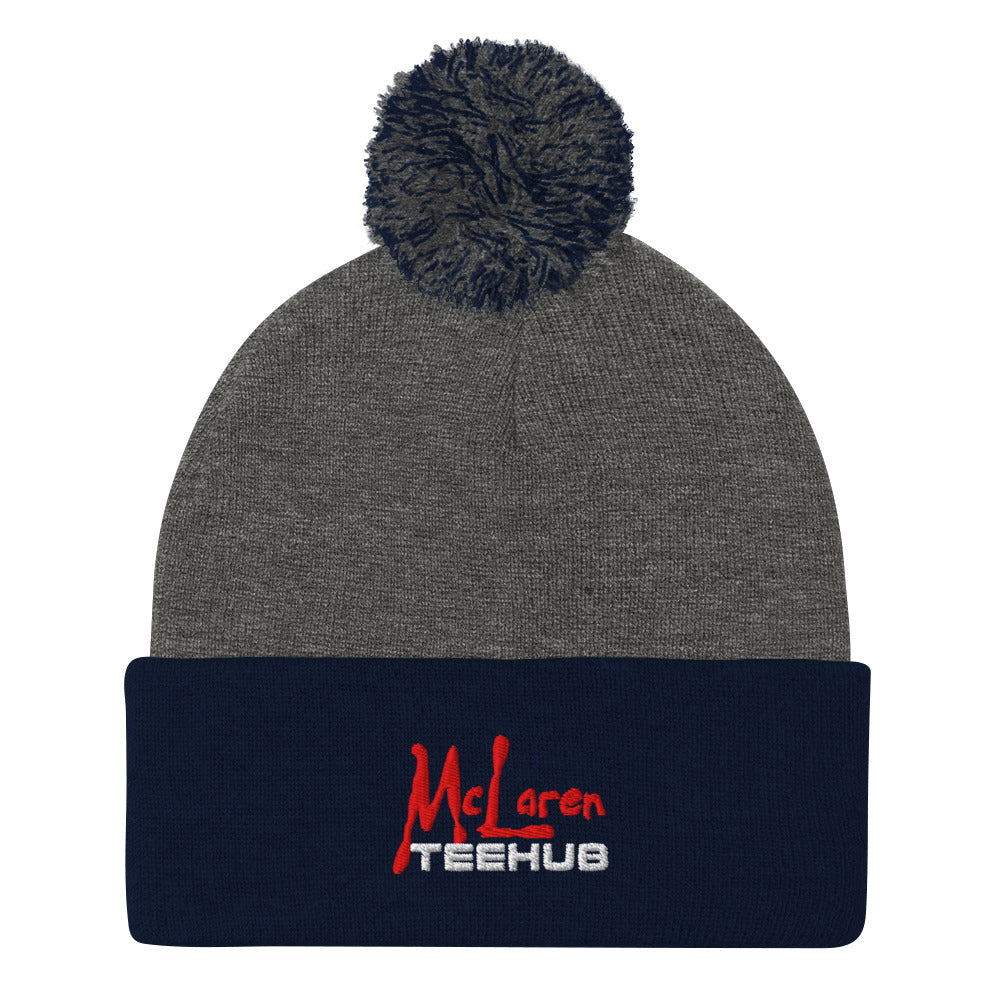 McLarenTeeHub Pom-Pom Beanie