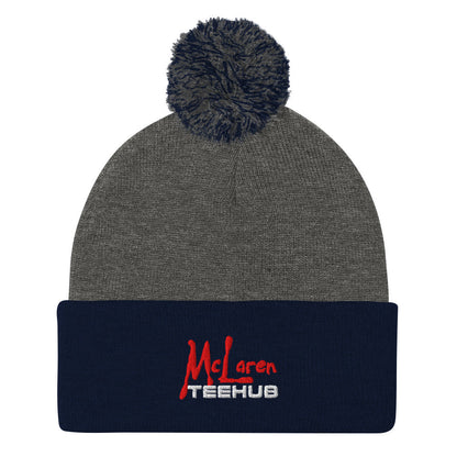 McLarenTeeHub Pom-Pom Beanie